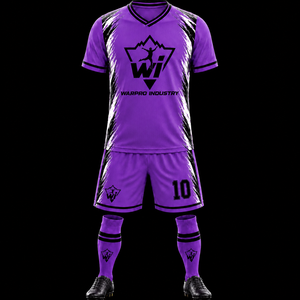 Tenue de football confortable et respirante de qualité supérieure pour l'entraînement, les tournois et les matchs de ligue – Ensemble professionnel essentiel pour les équipes - Product Image 4
