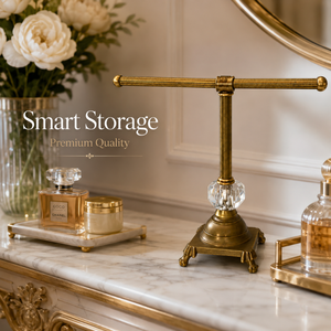 Présentoir de Comptoir Élégant en Laiton Premium pour Bijoux, Bracelets et Montres avec Base en Cristal – Idéal pour la Vitrine et le Commerce de Détail - Product Image 2