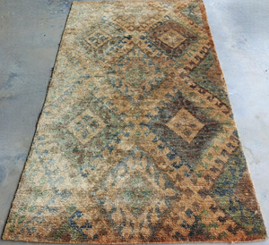Handmade 100% Jute Area Rug Traditional Floral Pattern Decorative Floor <b>Carpet</b> for Living Room Bedroom Home Decor - Product Image 3
