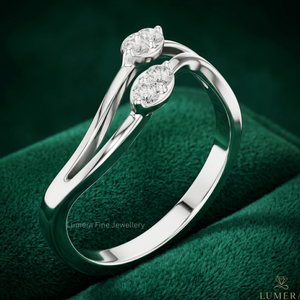 Fashion Open Design Diamond <b>Ring</b> <b>925</b> Sterling <b>Silver</b> Jewelry for Women Luxury Minimalist - Product Image 4