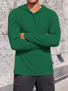 Sudadera con Capucha Cruzada Premium para Hombre, Elástica, Absorbente de Humedad, Personalizable, con Capucha Ajustable, para Deporte, Gimnasio y Fitness - Product Image 5
