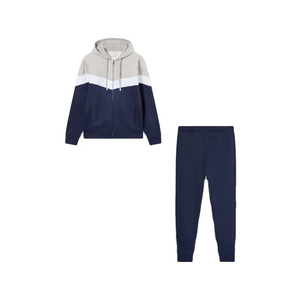 High Quality <b>Men's</b> Zip up <b>Thermal</b> Winter Tracksuit Fleece Fabric Breathable Athletic Outdoor Gym Use - Product Image 2