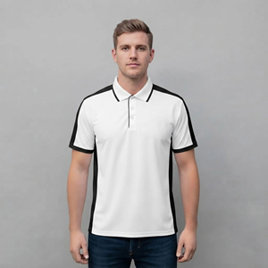 Camisa de Hombre de Primera Calidad OEM 100% Algodón, 220g, Logotipo Bordado Personalizado, Tejido de Punto de 2 Colores, Secado Rápido, Ropa Casual - Product Image 1