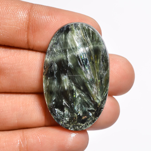 Vente en gros de séraphinite naturelle de haute qualité pierre semi-précieuse perles de séraphinite rares pour la fabrication de bijoux pierre - Product Image 1