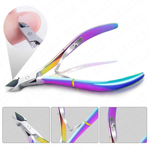 Kit de soin des ongles en acier inoxydable de qualité supérieure, 5 pièces, coupe-cuticules, coupe-ongles, ensemble d'outils de manucure et de pédicure, étiquette privée - Product Image 1