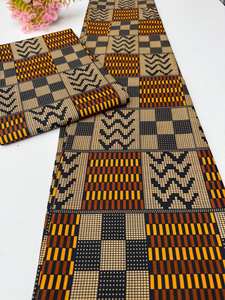 Tissu en coton imprimé africain et Ankara OEM marocain en gros pour l'industrie du vêtement - Product Image 3