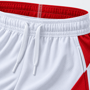 Ensemble de maillots de basket-ball SINEWY blanc et rouge 23, sublimé, respirant, unisexe, vêtements d'équipe pour adultes - Product Image 6