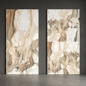 กระเบื้องพอร์ซเลน Statuario Slim Sintered Stone ขนาด 1200x2400x6 มม. สำหรับโครงการตกแต่งผนังและห้องครัวในเพนท์เฮาส์หรู - Product Image 1
