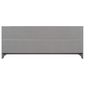 Grey Full Floor <b>Bed</b> with <b>Side</b> Bookcase Shelves & Guardrails - Product Image 4