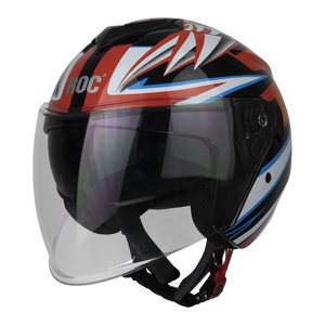 Meilleure vente ROYAL R07 Casque de moto ouvert en fibre de carbone ABS visière unique approuvé par le DOT personnalisé OEM XL fabriqué au Vietnam - Product Image 3