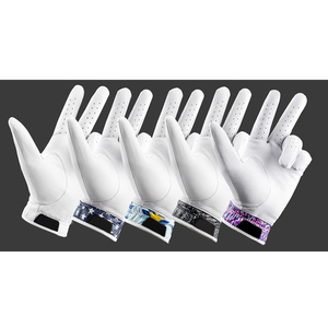 Gant de golf pour gaucher avec logo personnalisé, en cuir véritable, impression par sublimation, respirant, antidérapant, fabricant OEM ODM, vente en gros - Product Image 2