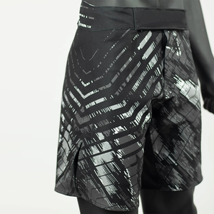 Shorts de sport décontractés pour hommes, motif floral sur le devant, légers, respirants, séchage rapide, anti-UV, écologiques, pour fitness, entraînement et course à pied - Product Image 4