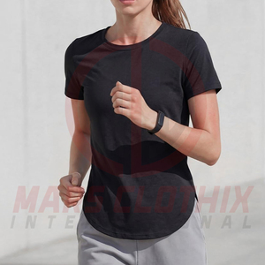 Best Manufacturer And Supplier Short Sleeve Quick Dry Gym T-<b>Shirt</b> For Women New Design Fitness Workout Ladies T <b>Shirts</b> - Product Image 3