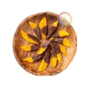 Premium Chocolate Dipped <b>Dried</b> <b>Mango</b> Moisture 15 Percent Soft Chewy Texture for USA Retailers Wholesale Cheap Bulk Price Factory - Product Image 4