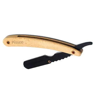 Navaja de Afeitar Plegable para Barba, Cejas y Cabello, Herramienta de Barbería, Maquinilla de Afeitar Recta de Acero Inoxidable para Hombre - Product Image 6