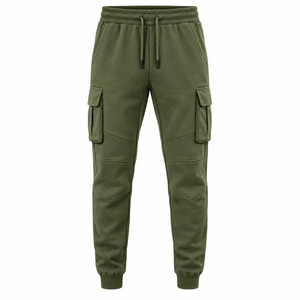 Pantalones Deportivos Personalizados 2026, Corte Ajustado Cómodo, Lisos, con Logotipo Personalizado, Color Gris Jaspeado para Hombre - Product Image 2