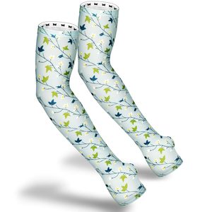 Manchon de compression léger pour le sport avec technologie de protection solaire, idéal pour la course et le cyclisme - Product Image 1