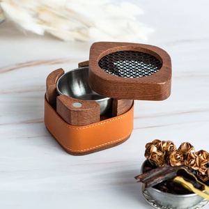 Handcrafted Eco-Friendly Wood Resin <b>Bakhoor</b> Burner Elegant Arabic Incense Holder for <b>Oud</b> & Frankincense Aromatic Summer Use - Product Image 1