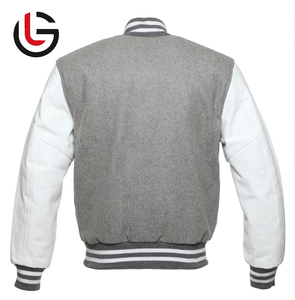 Hot Selling Men's Plus Size Embroidered Windproof Varsity Baseball Jackets Custom Stand Collar Autumn Coats Wholesale College - Product Image 4