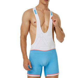 Wrestling <b>Singlets</b> Lightweight And Breathable Fabric <b>For</b> <b>Men</b> Training Practice Gym Workout And Sports Competition Use - Product Image 4
