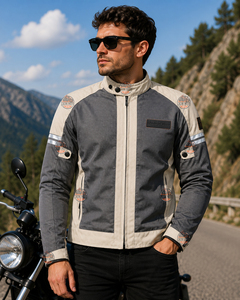 Chaqueta de Motociclismo de Verano con Protección CE, Resistente a la Abrasión, con Malla y Detalles Reflectantes - Product Image 2