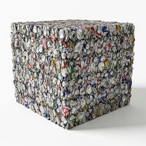 Matériaux de recyclage de canettes de boissons post-consommation avec ferraille d'aluminium UBC, balles triées propres, emballage en vrac pour l'exportation, prêt pour les recycleurs de métaux - Product Image 2