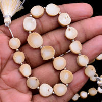 Perles de corail jaune naturel de 8 pouces, lisses, de qualité supérieure, faites à la main, pour la fabrication de bijoux, bracelets et colliers