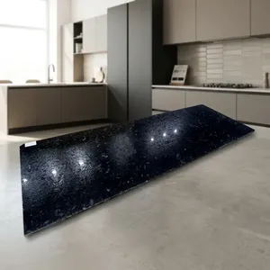 Top Selling Pearl Black Leather Granite Natural <b>Stone</b> Slab Premium Quality Textured Surface for Residential and Commercial - Product Image 1