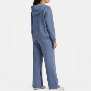 Sweat-shirt à col rond pour femme, surdimensionné, 100% coton, pour le yoga, l'échauffement, le jogging, les vêtements de sport décontractés, les sports de rue - Product Image 3