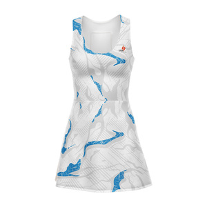 Robe de tennis et de golf pour femmes, sans manches, col rond, respirante, entièrement personnalisable, imprimée numériquement - Product Image 2