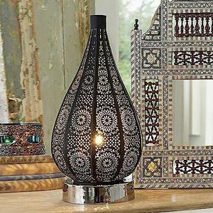 Farol marroquí de metal decorativo, portavelas colgante para bodas, fiestas, decoración del hogar, farol de metal con acabado antiguo decorativo - Product Image 1