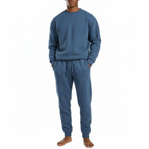 Wholesale New Design Men's Sportswear Sets Breathable 100% Cotton <b>Tracksuits</b> for Winter - Product Image 1