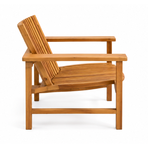 Ensemble de chaises longues d'extérieur en teck moderne avec table basse pour une relaxation luxueuse dans les resorts, les patios, les jardins et au bord de la piscine - Product Image 2