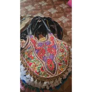 Bolsos de Estilo Tradicional a la Moda, Artesanía, Bordado de Algodón, Precio Económico, Bolsos Ecológicos Duraderos, Estilo Rajastaní - Product Image 1