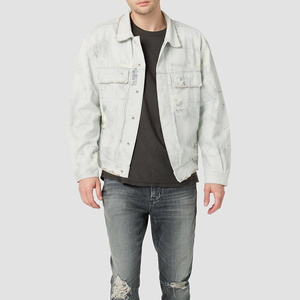 Nouvelle arrivée : Veste en jean pour homme, coupe slim, respirante, durable, idéale pour un usage quotidien, imperméable, service OEM. - Product Image 6