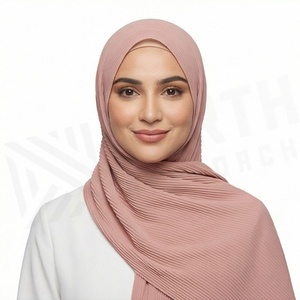 Hiyab de Chifón de Color Sólido para Mujer, Transpirable, para Uso Diario, Pañuelo Étnico de Oriente Medio - Product Image 5