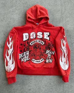 <b>Thick</b> Heavy Blank Hoodie Drop Shoulder Men Sweatshirt 450 550 650 Gsm Custom Logo French Terry Heavyweight Oversized Hoodie - Product Image 5