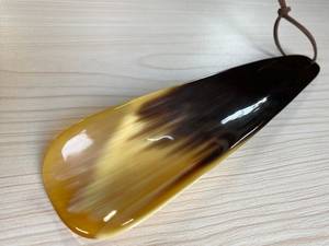 Cuchara de zapatos de cuerno de búfalo hecha a mano con acabado pulido, regalos para hombres, cuchara de zapatos de búfalo de agua pulida de cuerno, artesanía natural - Product Image 4
