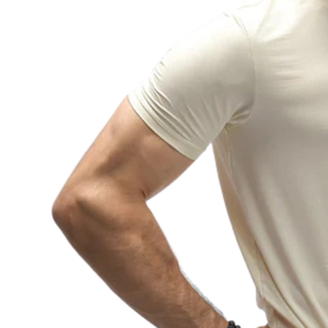 Custom Off <b>White</b> Men's Compression Shirt Quick Dry Gym Workout Running Fitness Athletic Short Sleeve Performance Tee - Product Image 5