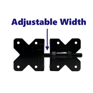 Charnières de porte en acier inoxydable noir de qualité commerciale 2 charnières par paquet pour porte et fenêtre - Product Image 5