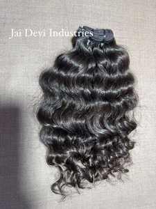 Extensions de cheveux naturels bouclés vierges bruts Remy indiens en gros, 100 % non traités, en lots - Product Image 6