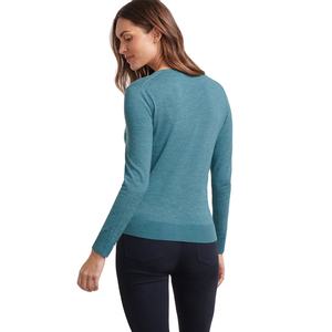 Sudadera Lisa para mujer con puños acanalados Sudadera de mezcla de algodón de ajuste clásico Ideal para capas en tallas de otoño e invierno - Product Image 4