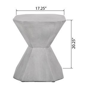 Lightweight <b>Outdoor</b> Concrete <b>Side</b> <b>Table</b> for <b>Outdoor</b> Living - Product Image 5