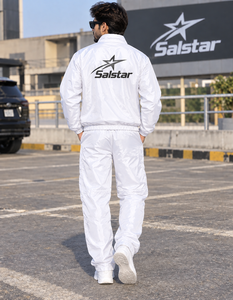 Custom <b>White</b> Tracksuit Set Men’s Windbreaker <b>Jacket</b> & Pants Lightweight Waterproof Sportswear Training Jogging Suit OEM ODM - Product Image 4
