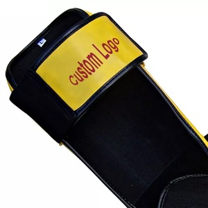 Professional Boxing Shin Guards Blue Black EVA Material Lightweight Protective Gear for Adults Unisex - Product Image 3