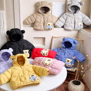 Chaqueta de invierno para niños, grupo de edad: 3 a 4 años, chaqueta de manga larga, chaqueta acolchada cálida, diseño de dibujos animados, ropa de invierno para bebés - Product Image 2