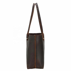 Bolso de Hombro de Cuero Genuino para Mujer, Duradero, Personalizable, con Cierre de Cremallera, Estilo Vintage, Resistente al Agua, AZORES - Product Image 2