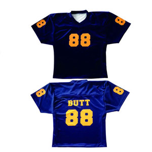 American Football Jersey Custom <b>Personalise</b> Name & Numbers Logo Short Sleeve Plus Size for Men Adults 100% Polyester Quick Dry - Product Image 3