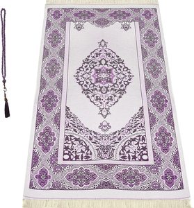 Tapis de prière islamiques de haute qualité, nouveau design, tapis d'intérieur, tapis de prière en velours Jaenamaz, tapis de prière portables, best-sellers pour le salon - Product Image 3