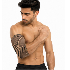 Manchons de protection en caoutchouc personnalisables avec logo, légers, respirants, pour le soutien des coudes, pour hommes, sport, fitness, gym, entraînement - Product Image 3